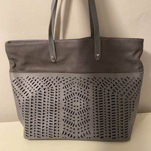 Stella & Dot Hudson Tote Large - Slate Grey